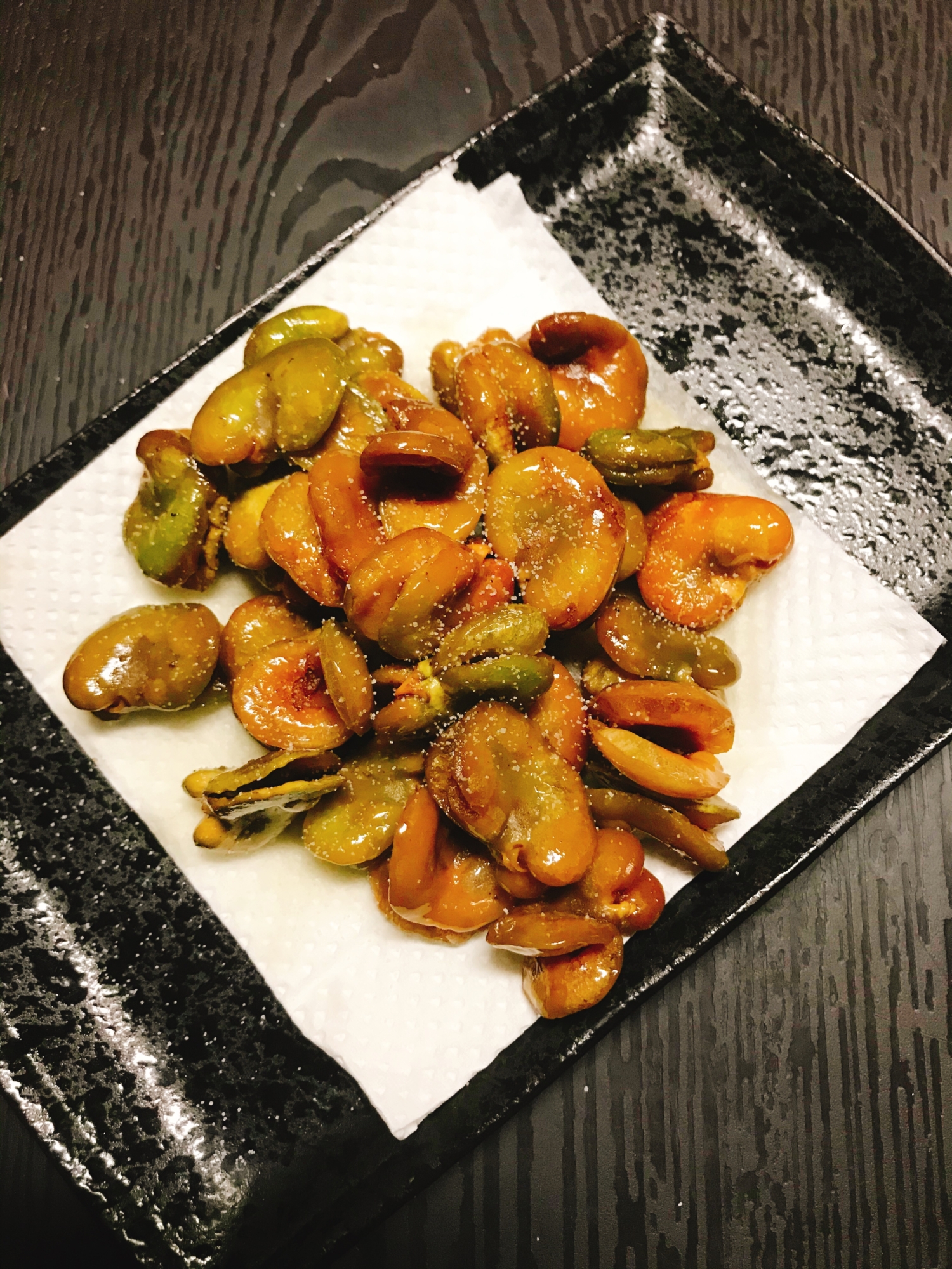 簡単！そら豆のカリカリ揚げ　45円