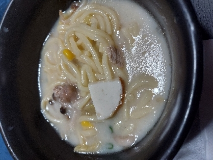 自家製スープで♪鍋焼きちゃんぽん麺♨