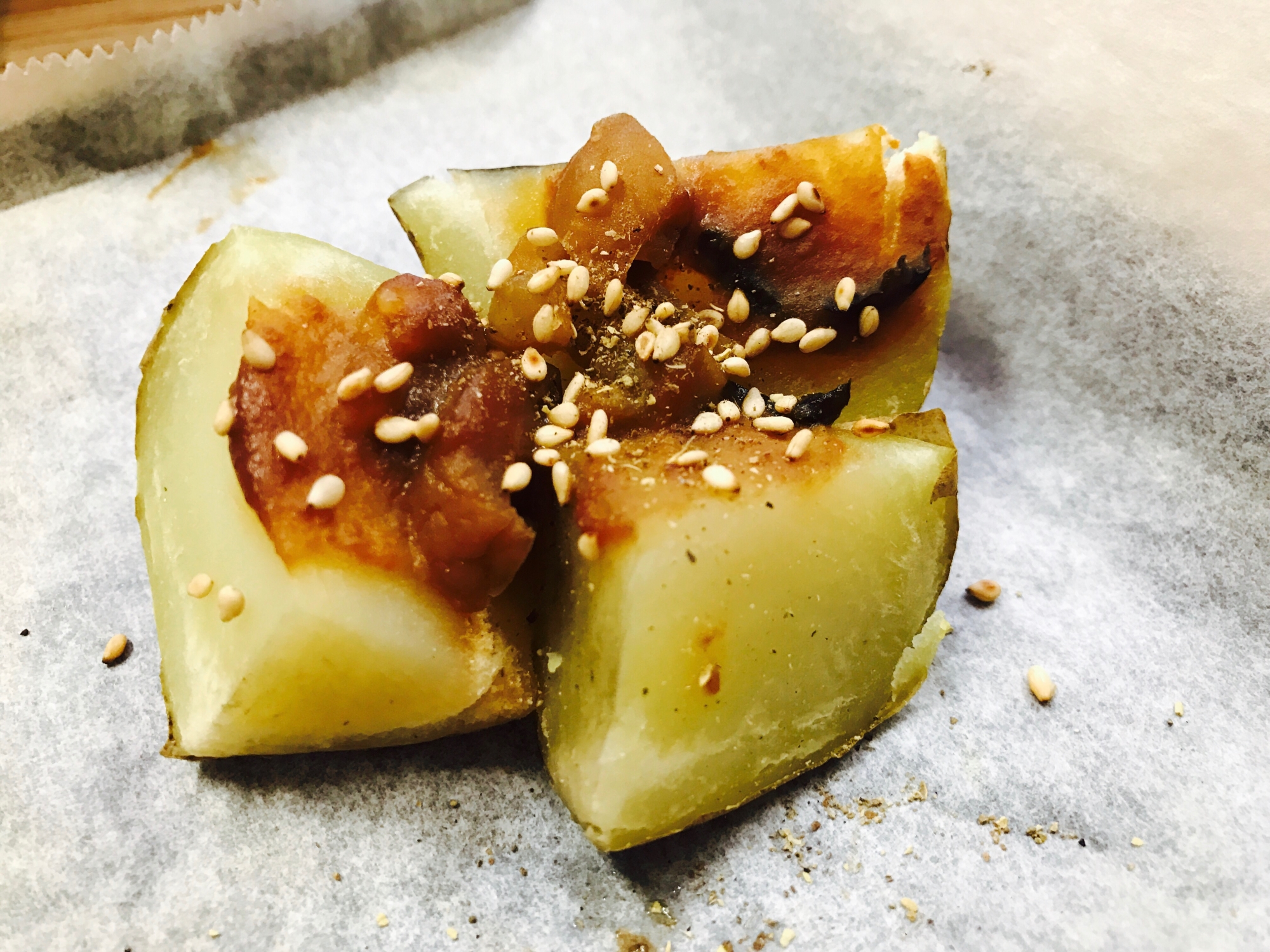 リメイク！じゃがいもの梅味噌焼き