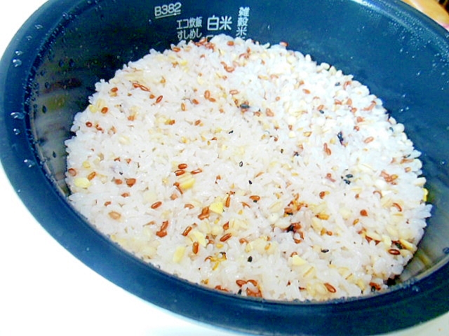 ❤赤玄米と二十五穀米のご飯❤