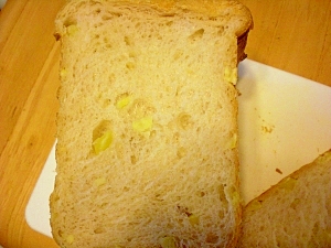 うちの朝食☆きなこサツマイモ食パン