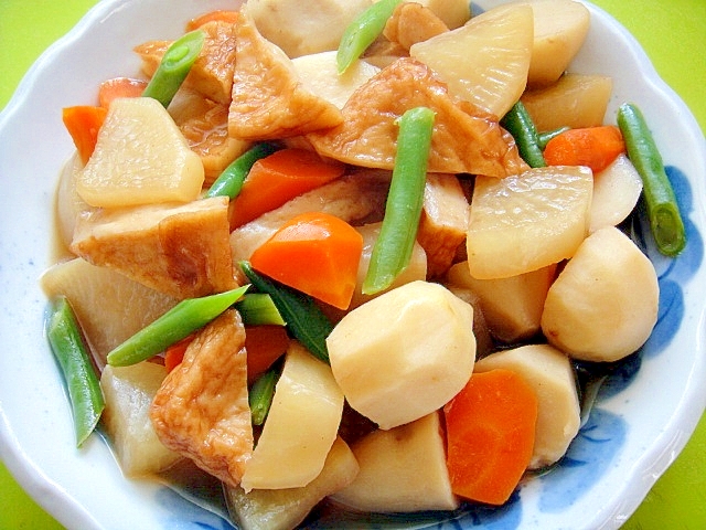 里芋と大根さつま揚げの煮物 レシピ 作り方 By Mint74 楽天レシピ