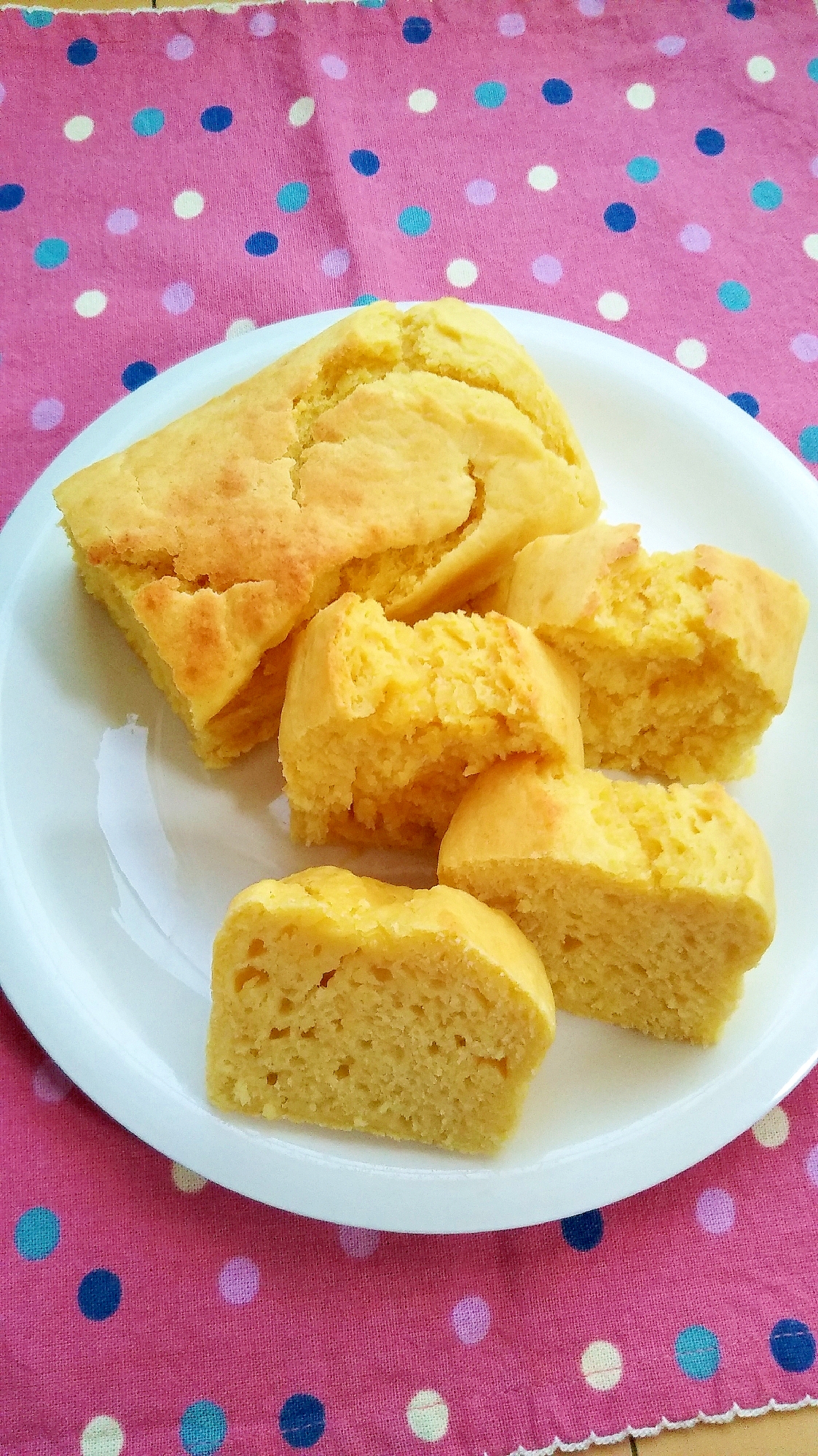 簡単！モチモチ〜豆腐レモンパウンドケーキ