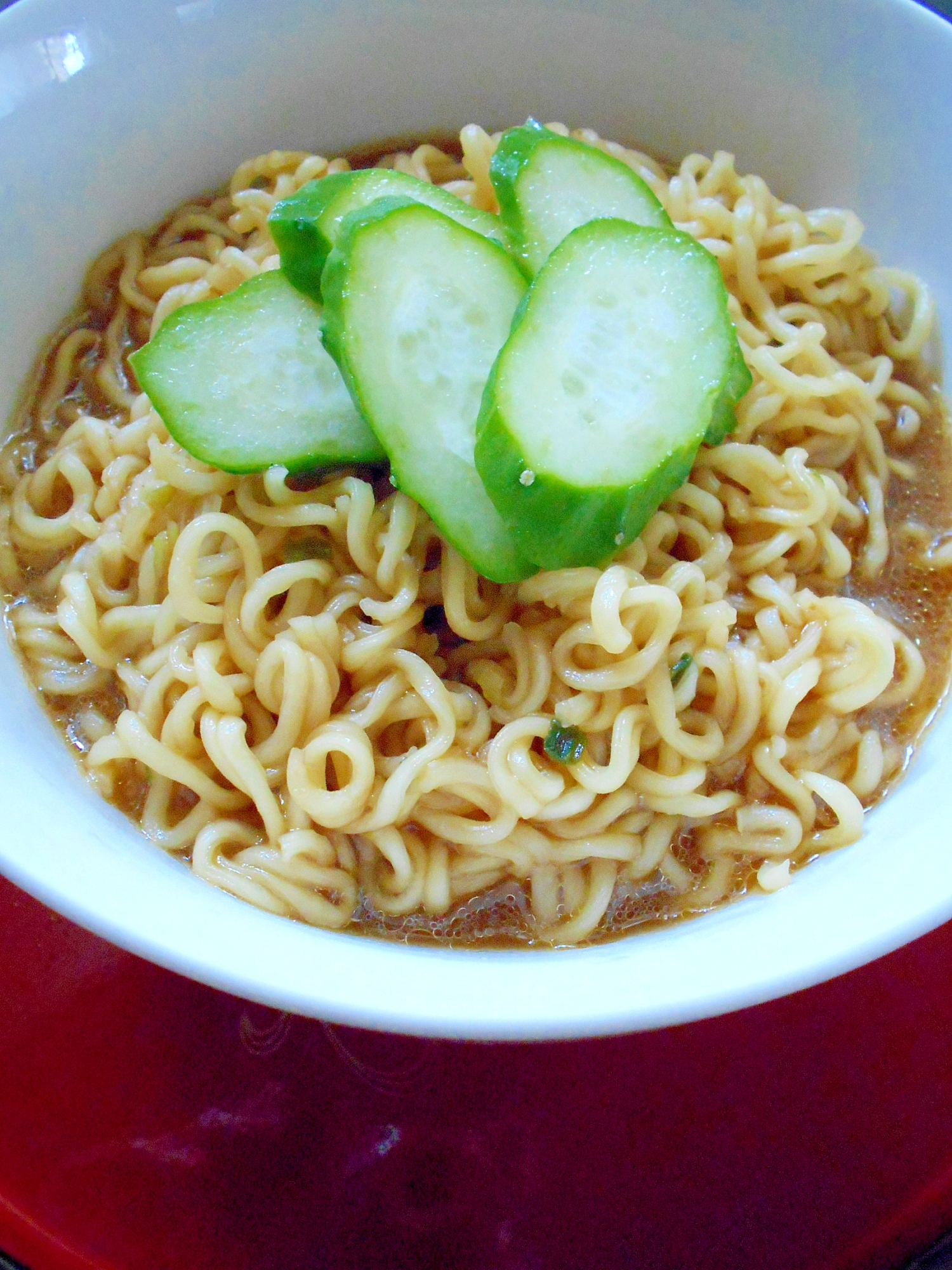 夏に食べたい！袋インスタントラーメン（みそ味）