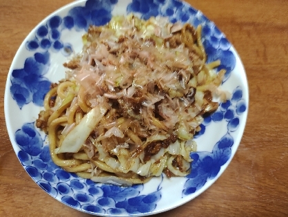 かぼちゃの焼きうどん