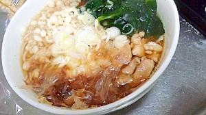 葱と鶏肉の煮麺