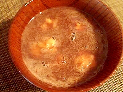 ダイエッタァ～　お汁粉缶と大豆団子で低カロおやつ