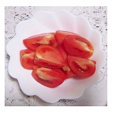 冷やしトマト（塩レモン風味） レシピ・作り方 by 林檎の木 - 楽天レシピ