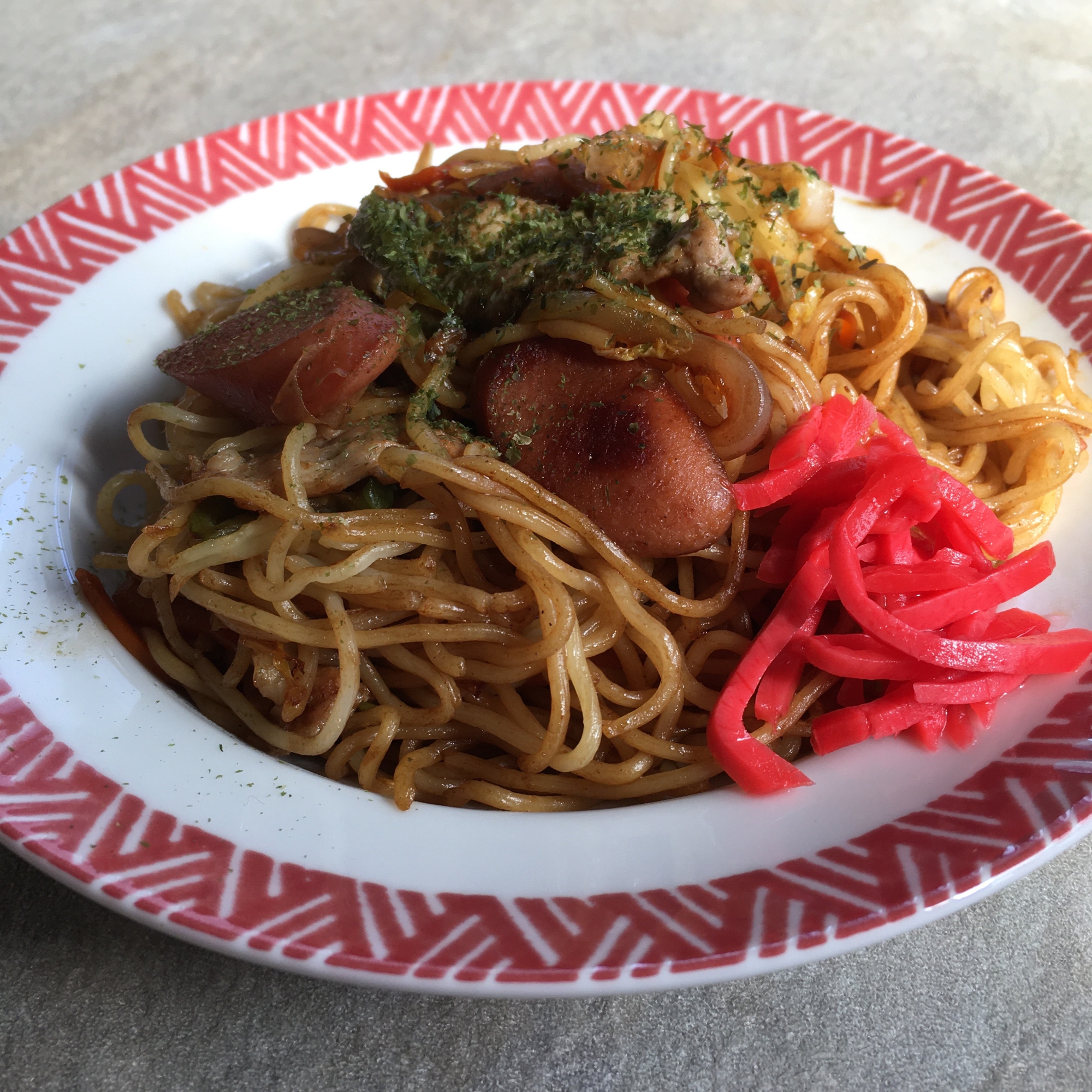 ホットプレートde白菜焼きそば♪