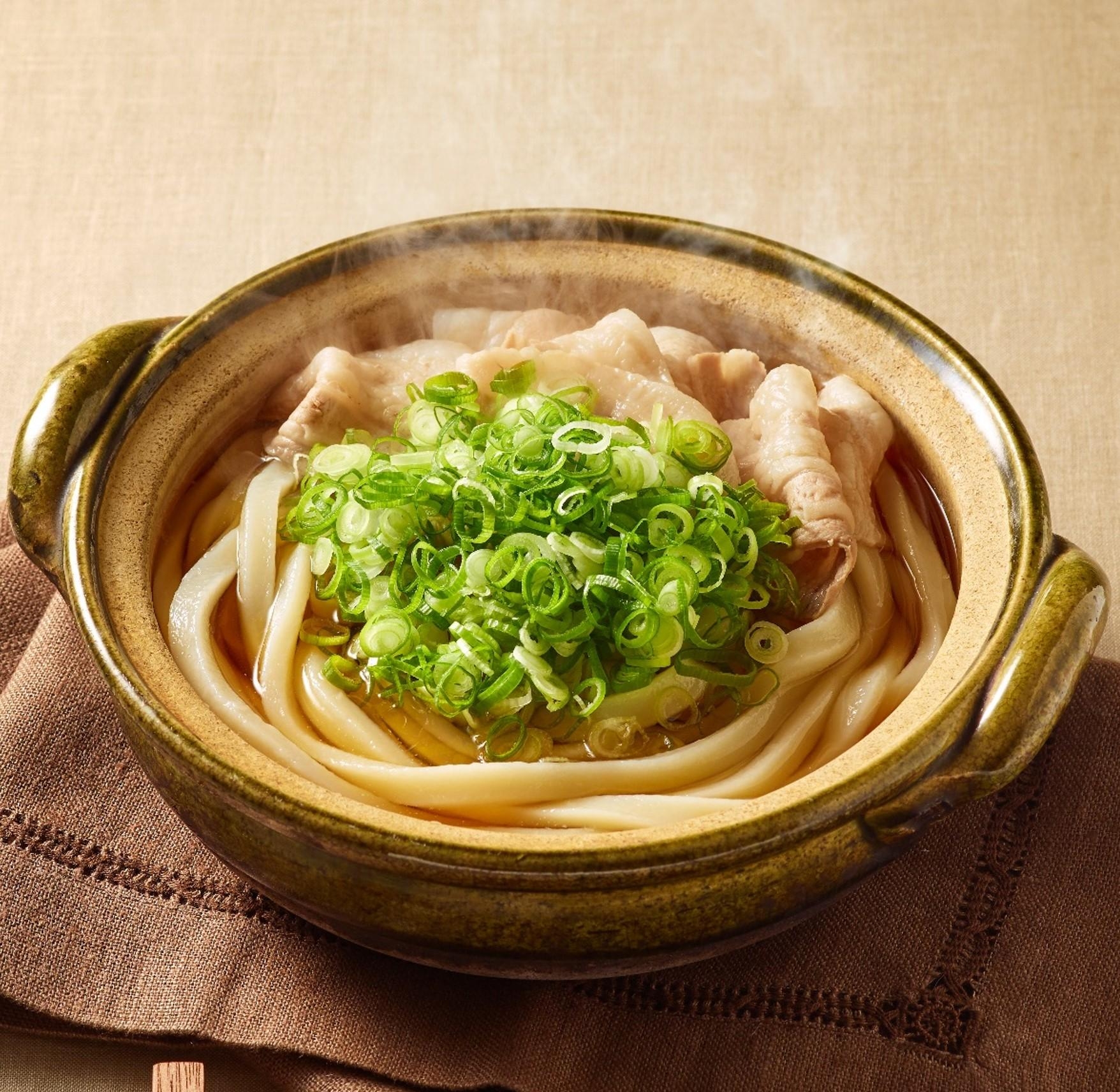 ねぎまみれ鍋うどん