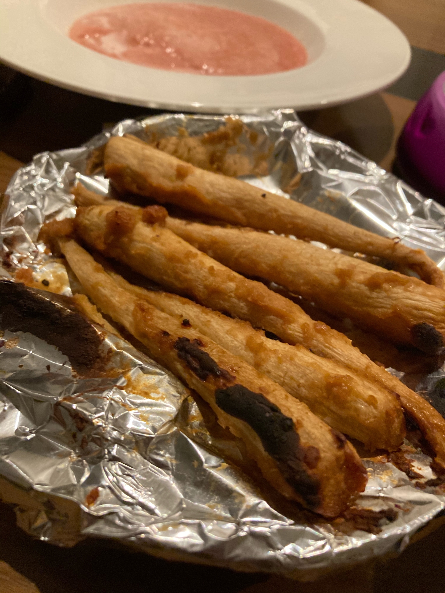 ミニ大根の味噌漬け焼き