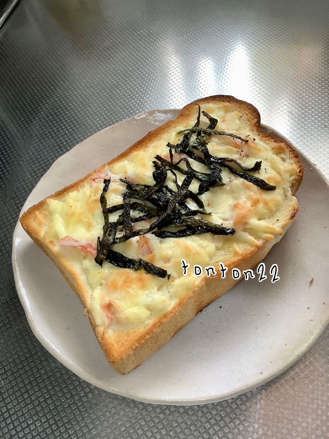 カニカマチーズトースト☆