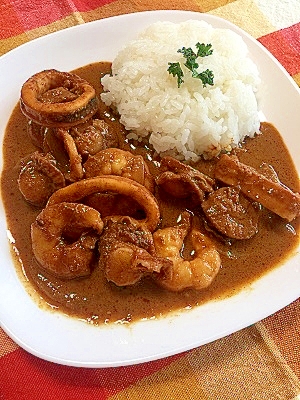 簡単でうまい！シーフードカレー