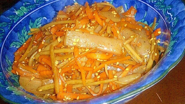 一味違う☆きんぴらごぼう レシピ・作り方 by カナシュンばーば - 楽天