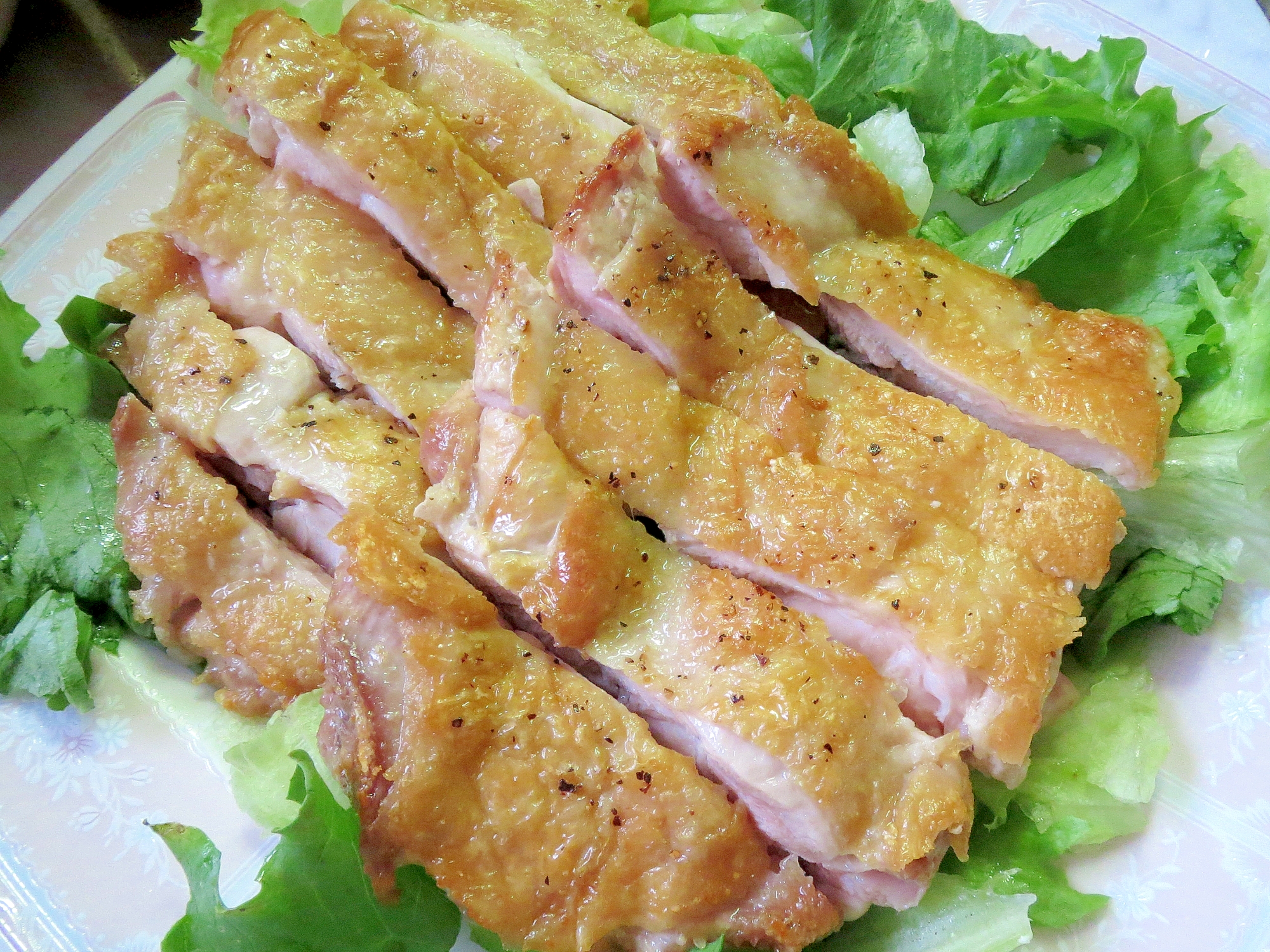 簡単・激ウマ・油不使用!鶏もも肉のパリパリチキン♪