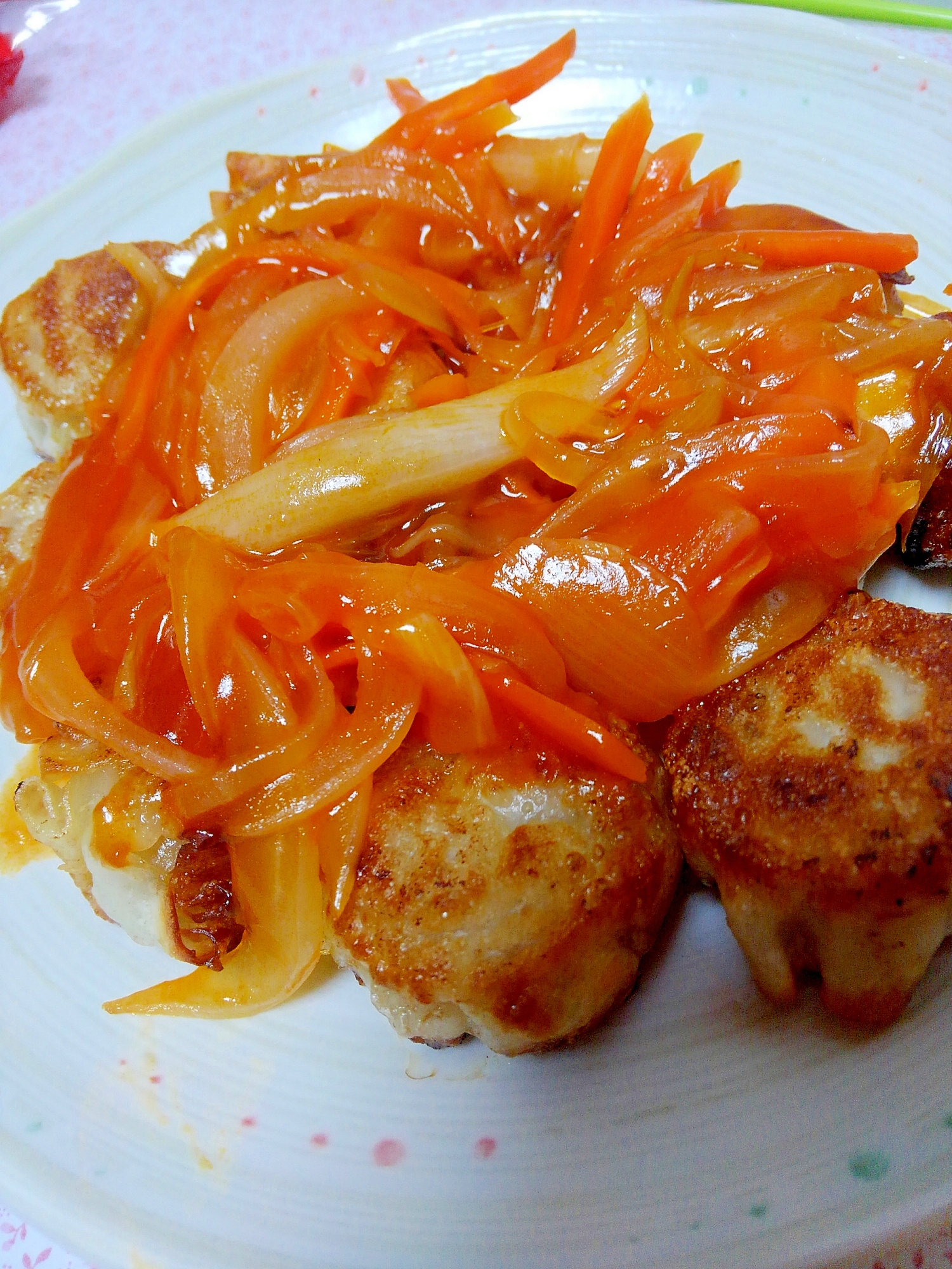 チルド焼売でもう一品!~焼売の甘酢あんかけ