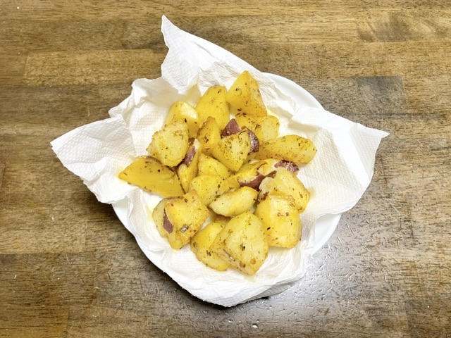 じゃがいもとさつまいものハーブ焼き
