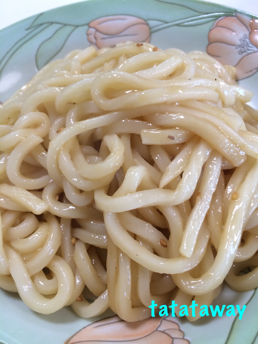 超シンプル☆ごま油香る具なし焼うどん