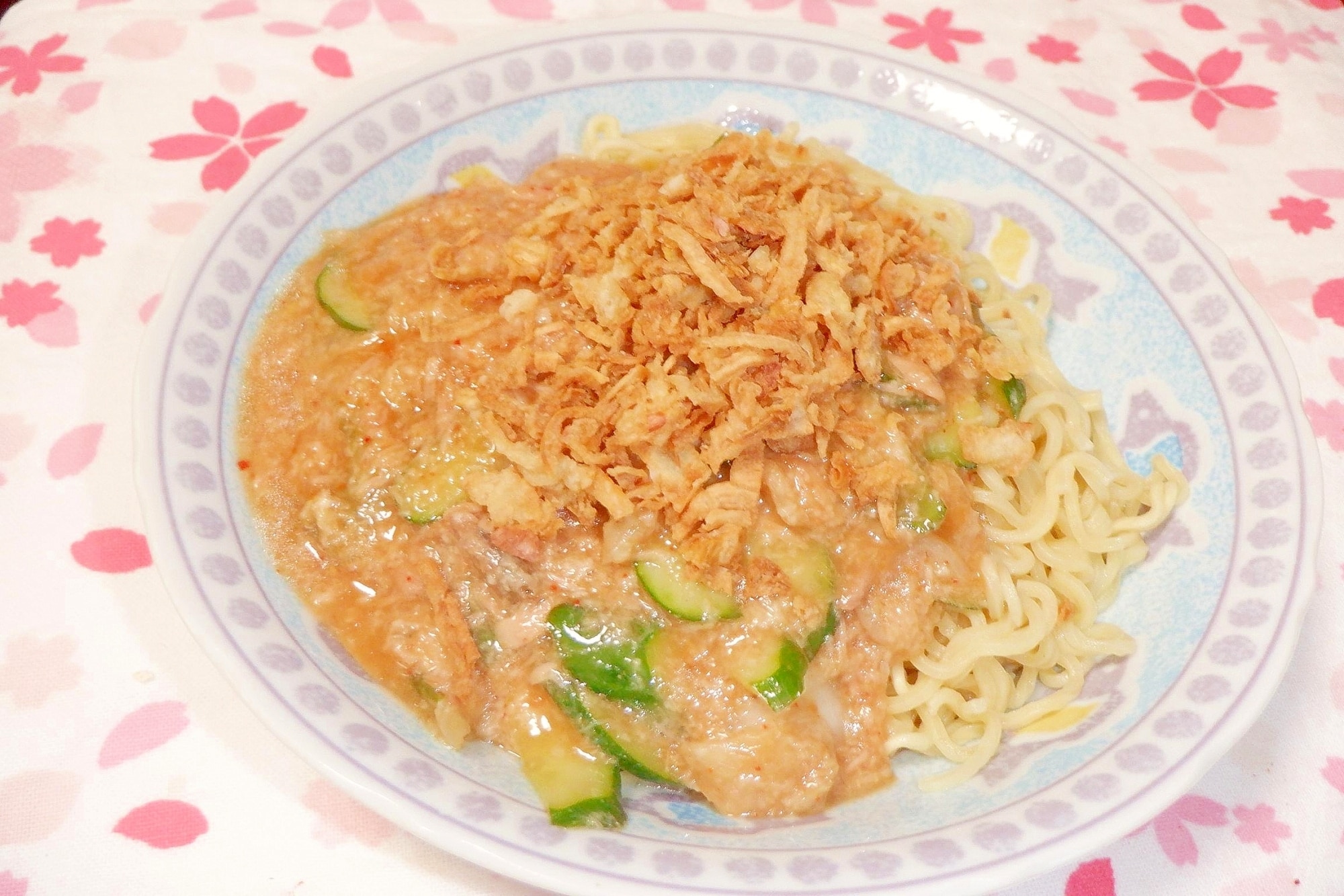 簡単♪ヘルシー♪ツナキムチとろろぶっかけラーメン レシピ・作り方 by
