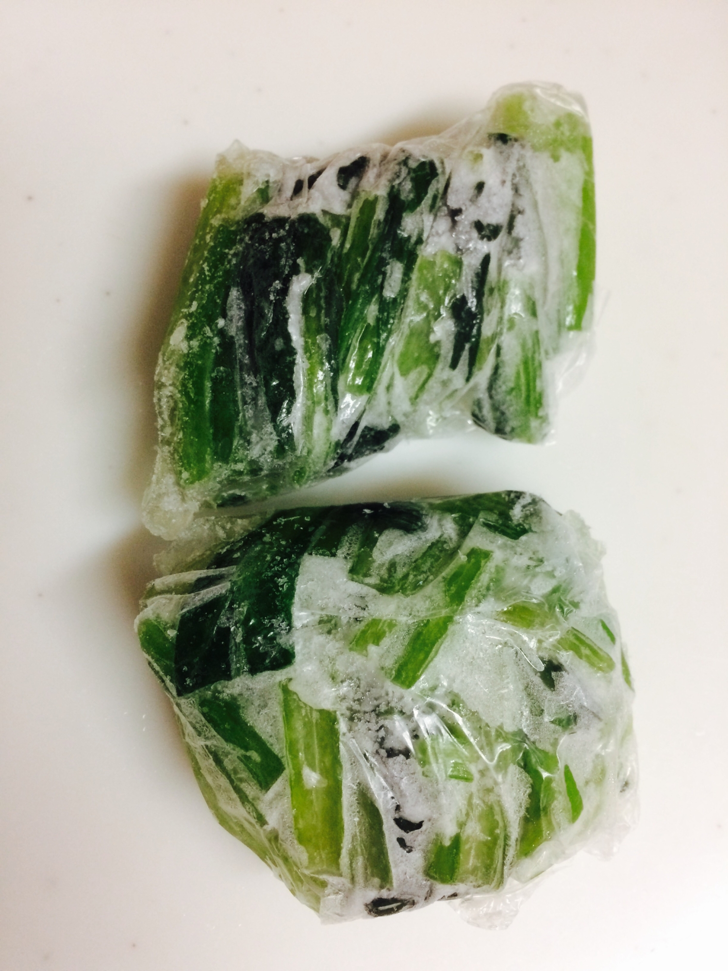 小松菜の冷凍保存◡̈⃝