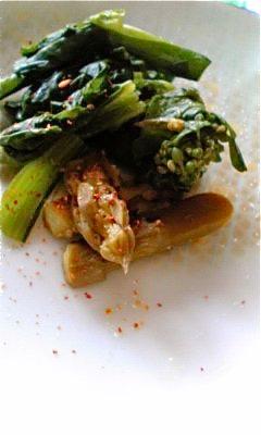 菜の花とアスパラガスの温サラダ レシピ 作り方 By 楽天レシピ