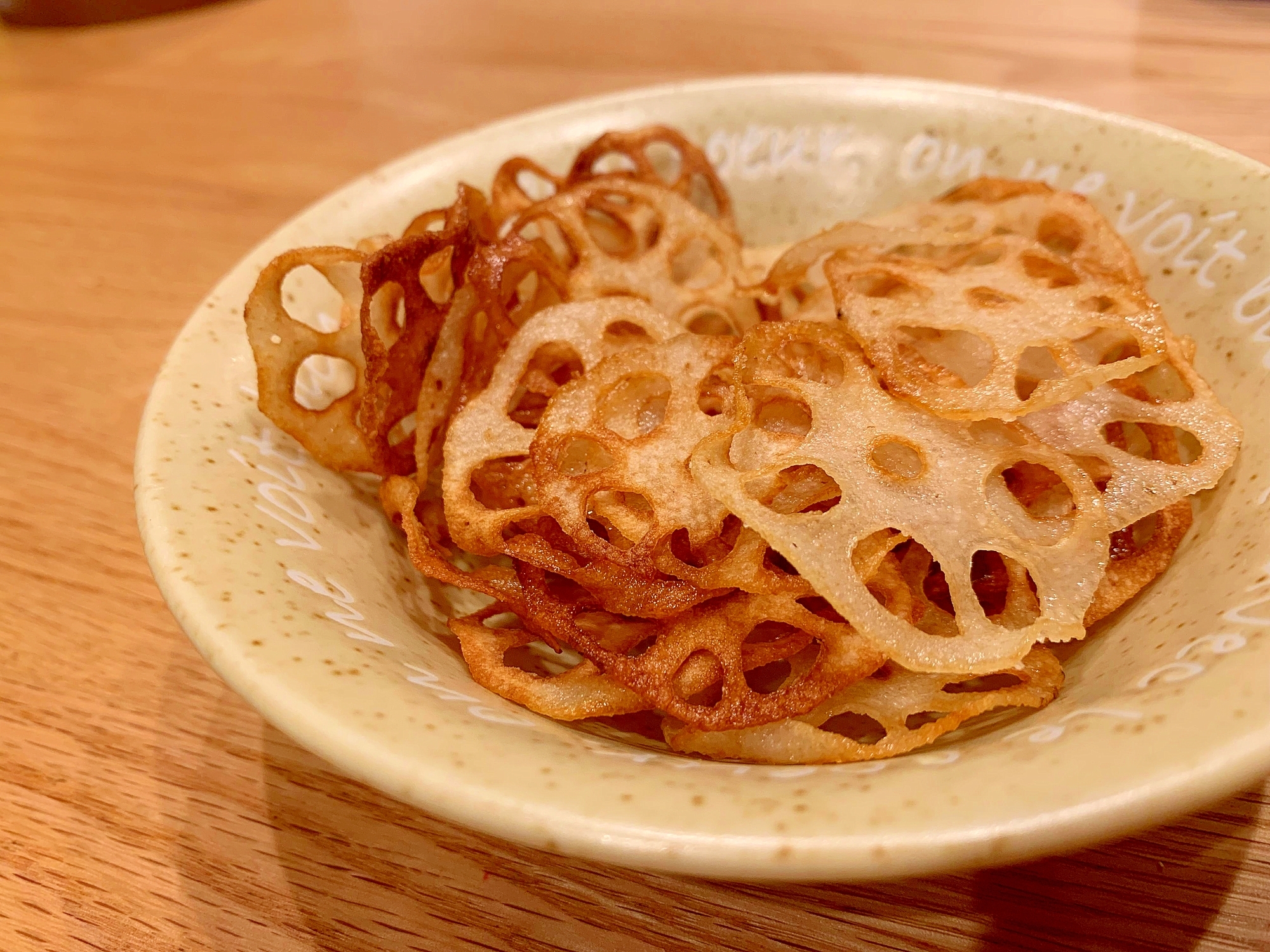 副菜におすすめ!スライサーで作るれんこんチップス