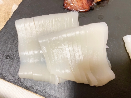 いかのさばき方 いかの刺身 レシピ 作り方 By Liqueur 楽天レシピ