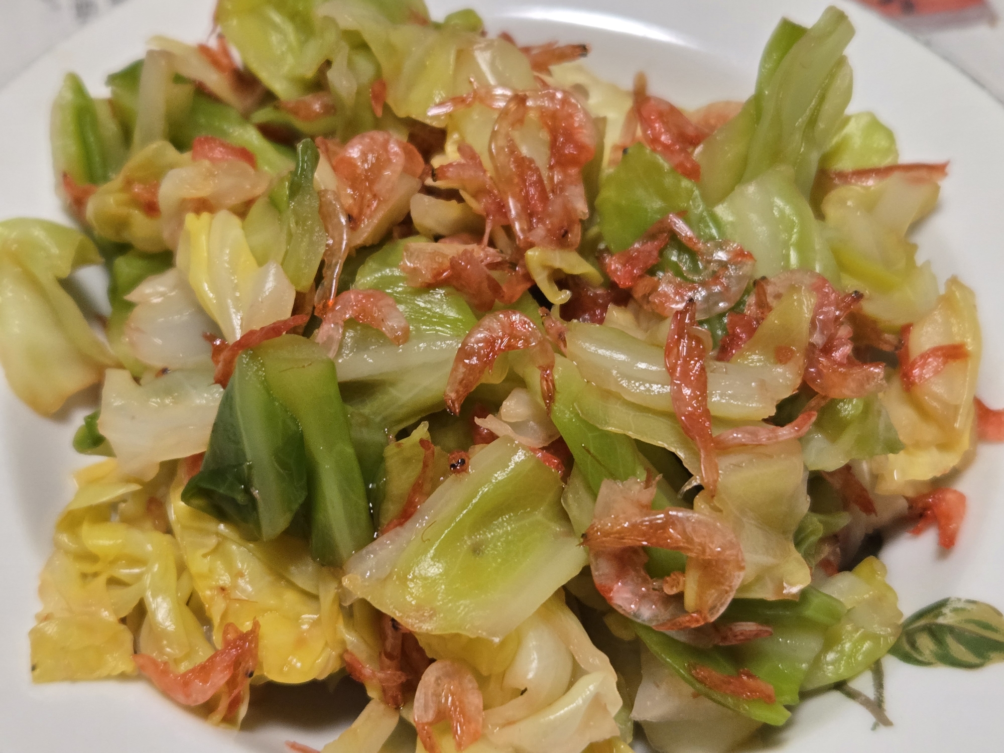 キャベツと桜えびのポン酢和え