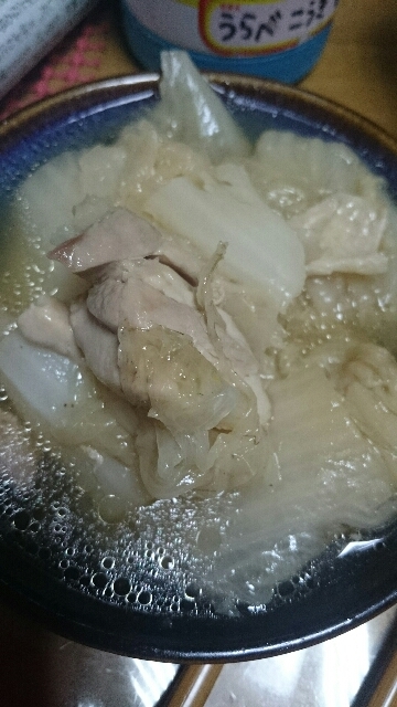 白菜と鶏もものうま煮