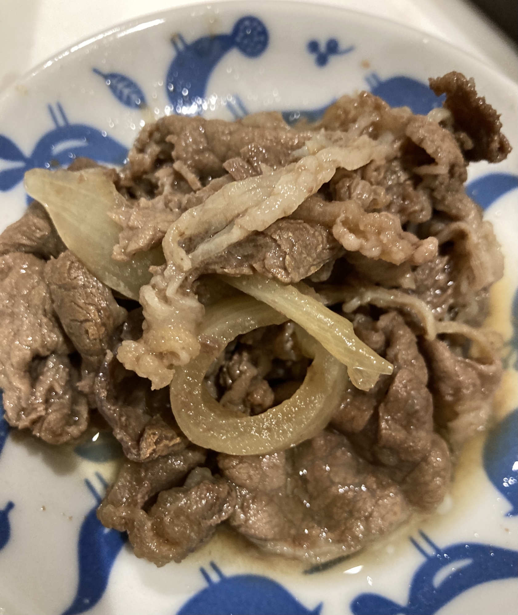 はちみつ入りの牛丼の具＾＾