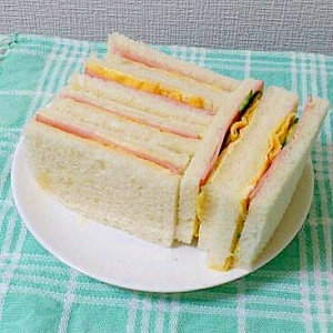 サンドイッチ☆ハム卵☆