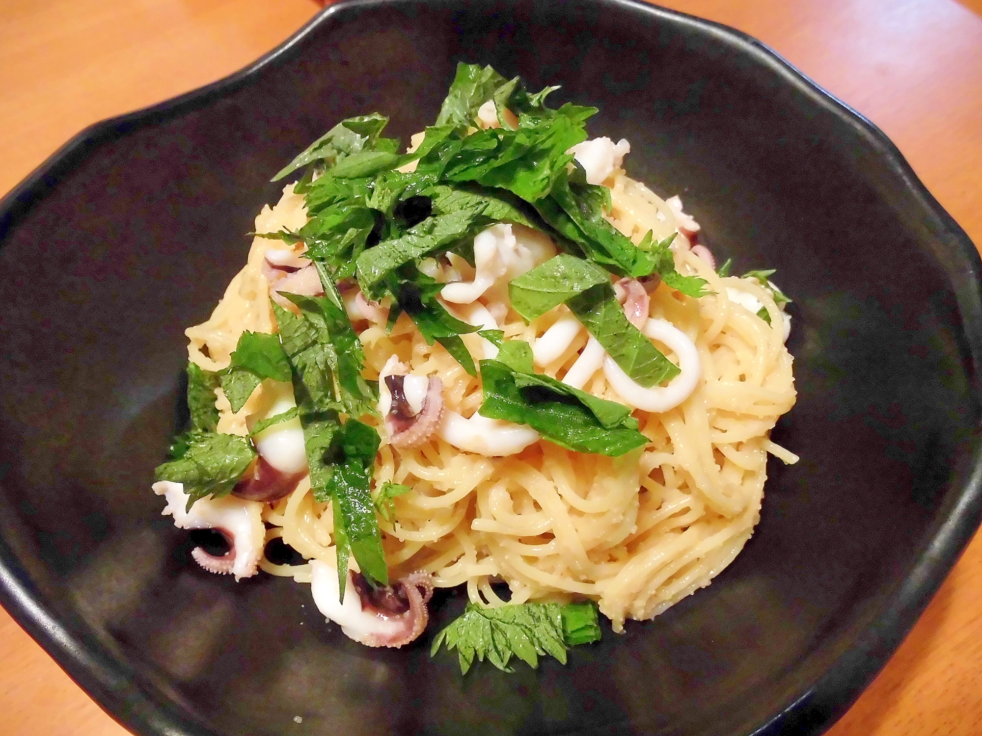 レンジで作る いかと明太の和風ミルクパスタ レシピ 作り方 By Kumi Mama 楽天レシピ