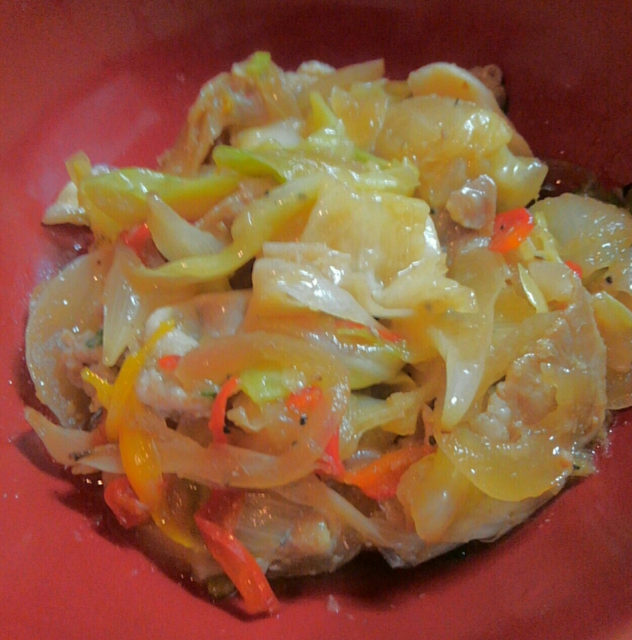 豚バラ肉と彩り野菜炒め