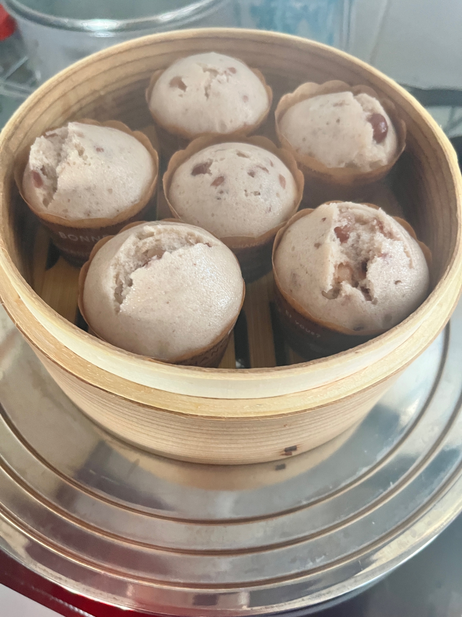 あずき蒸しケーキ