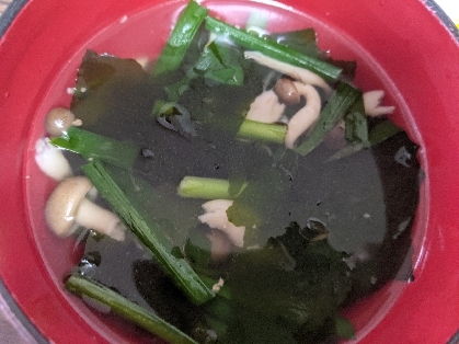 大根とニラの中華スープ