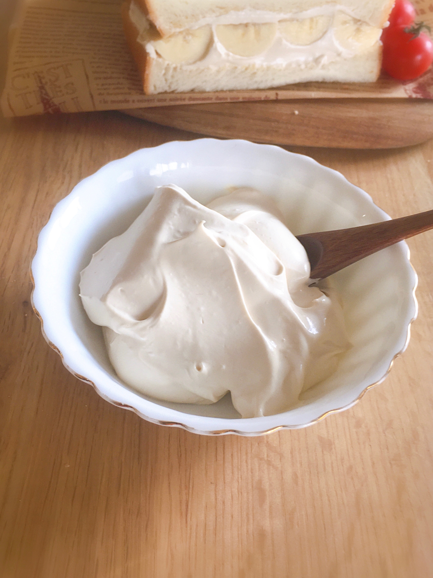 水切りヨーグルトで作る♡簡単コーヒークリーム♪