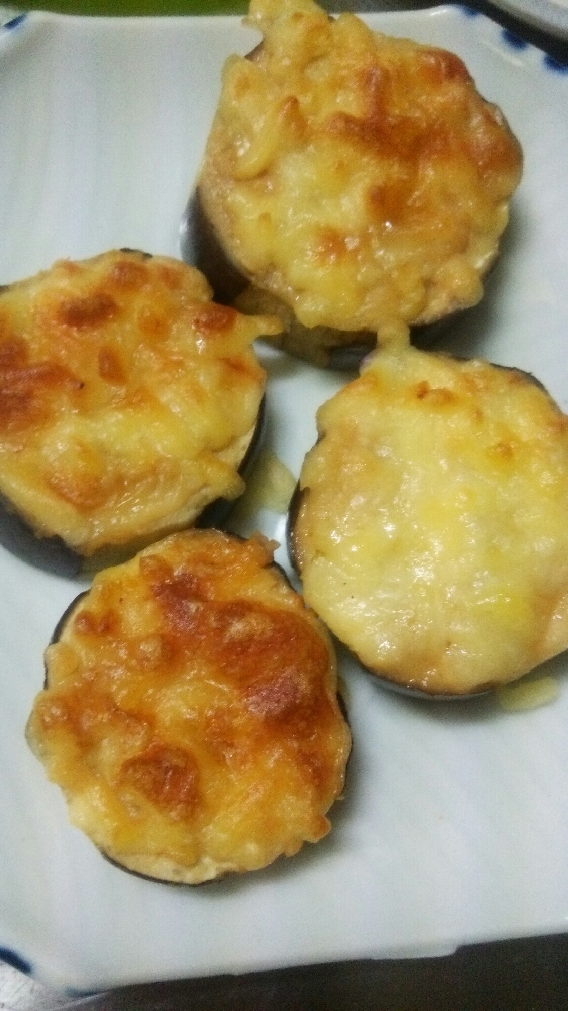なすびの味噌チーズ焼き