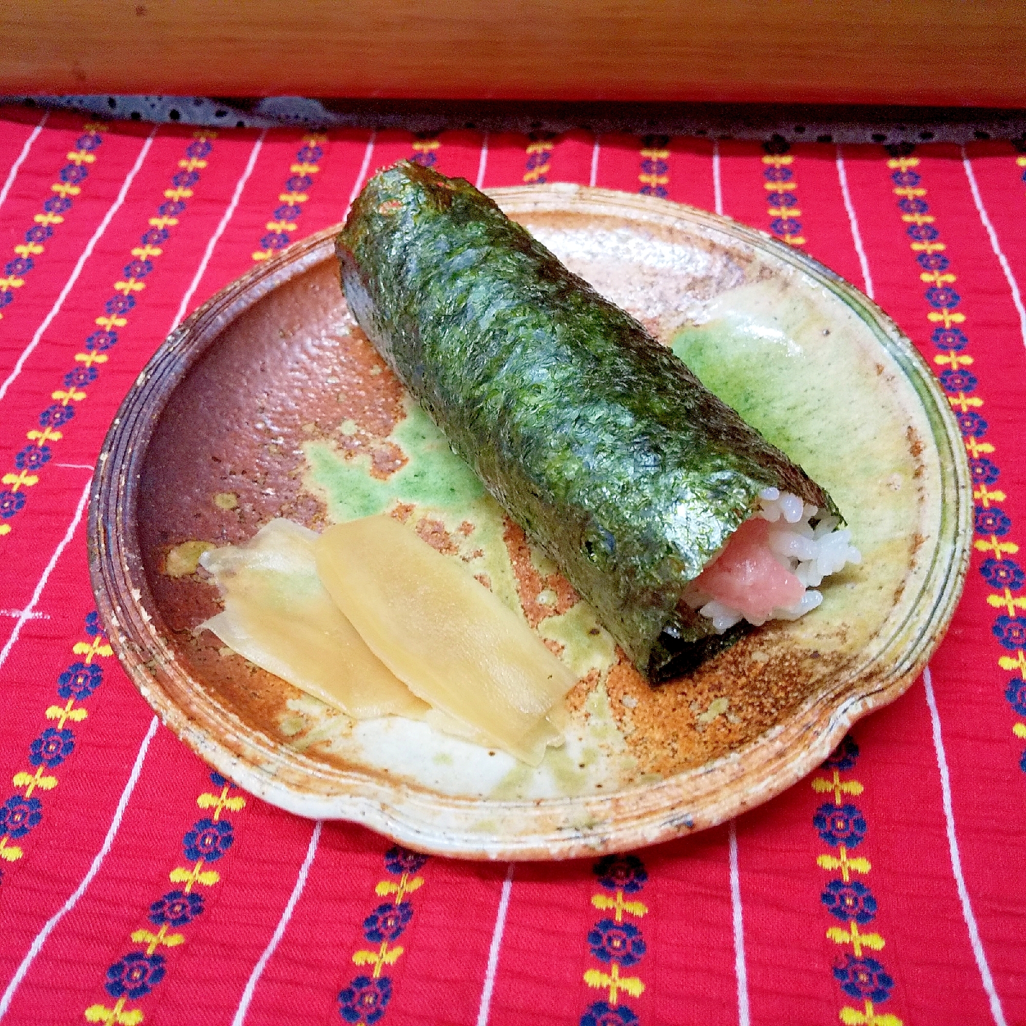 ねぎとろの手巻き寿司