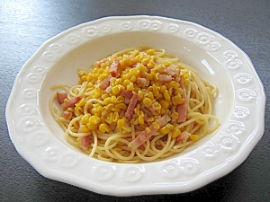 簡単 コーンベーコンパスタ レシピ 作り方 By 925mico 楽天レシピ