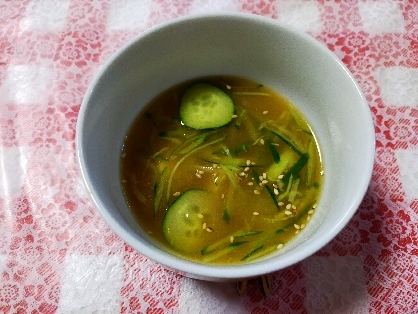 サバ缶と豆腐で作る簡単冷や汁♪