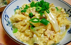 鶏ミンチで簡単☆親子丼