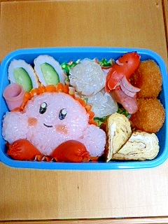 キャラ弁 カービィ弁当 レシピ 作り方 By Huhuhu13 楽天レシピ