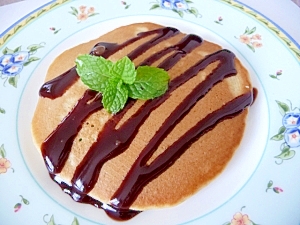 コーヒー風味★チョコレートパンケーキ