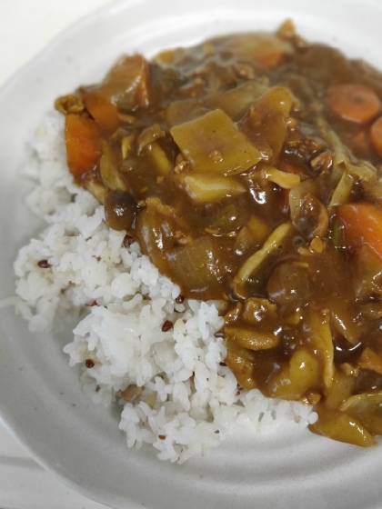 甘いカレーがとても美味しかったです(˶ˊᵕˋ˵)