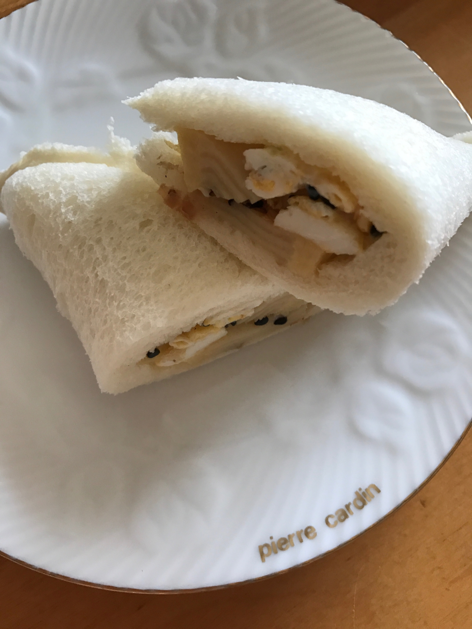 タケノコの卵炒めのランチパック風サンド