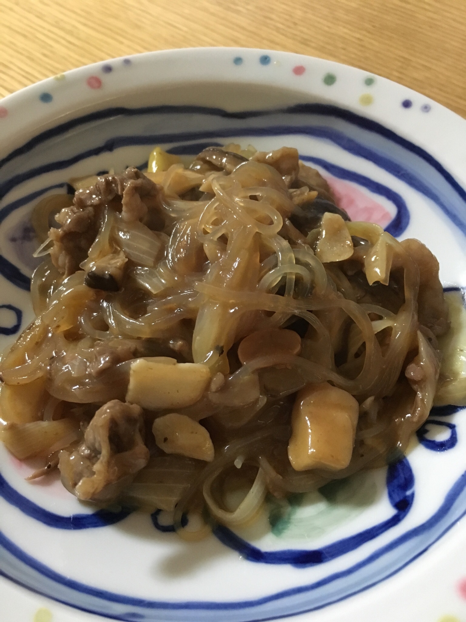 牛肉で、麻婆春雨