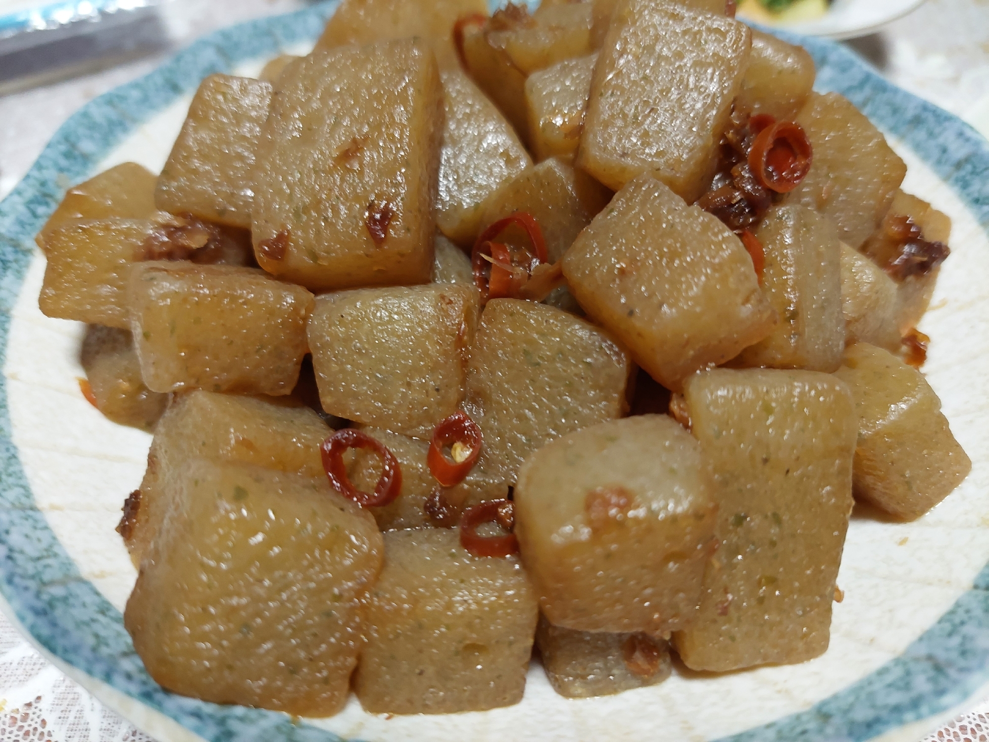 こんにゃくのかつお節炒め煮