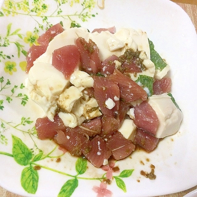 羽カツオと男前豆腐 レシピ 作り方 By イーヨーさん 楽天レシピ