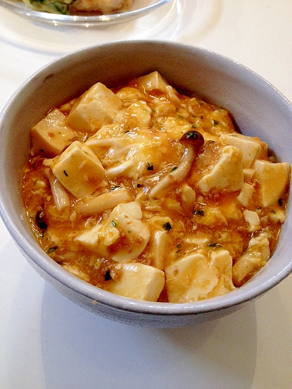 ふわふわ卵の麻婆丼