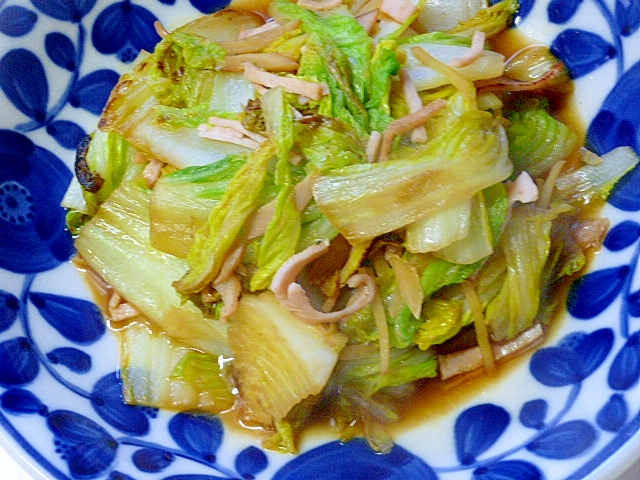 ご飯に合う♪白菜の生姜炒め